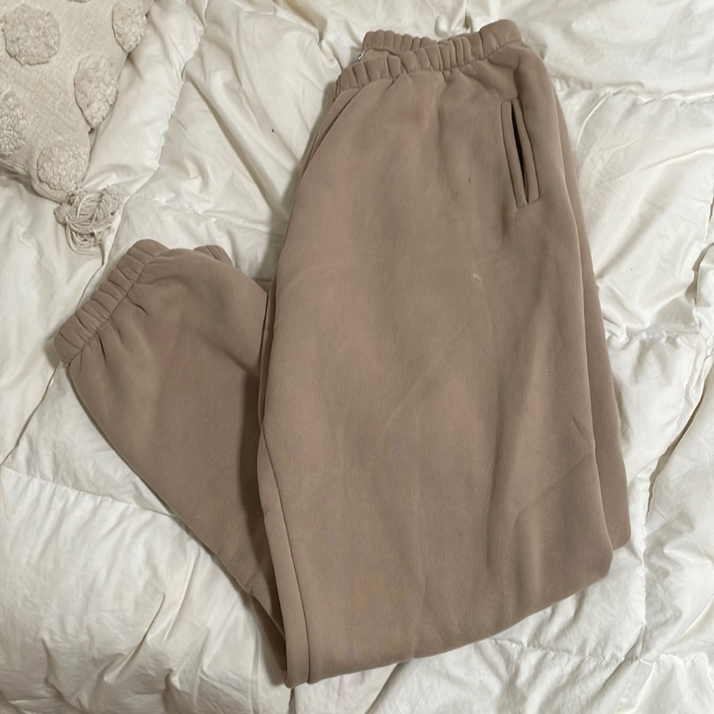 Women’s tan joggers